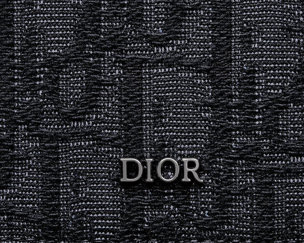 DIOR Wallet With Money Clip Black Dior Oblique Jacquard