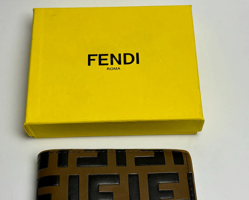 Fendi FF Logo Bifold Wallet – A Luxury Leather Accessory