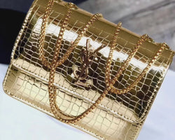 Louis Vuitton Crocodile-Embossed Crossbody Bag